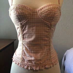 Gingham Bustier Forever 21 lingerie